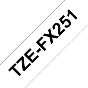 Brother TZe-FX251 - Klebstoff - Schwarz