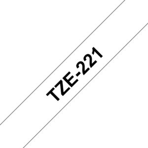 Brother TZe-221 - Selbstklebend - Schwar