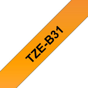 Brother TZe-B31 - Schwarz auf fluoreszie