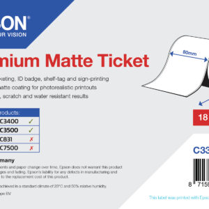 Epson Premium - Matt - Rolle (8 cm x 50