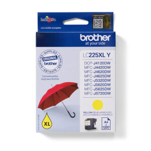 Brother LC225XLY - Gelb - original - Tin