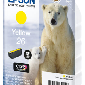 Epson 26 - 4.5 ml - Gelb - original - Bl