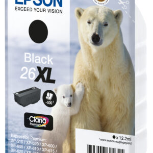 Epson 26XL - 12.2 ml - XL - Schwarz - or