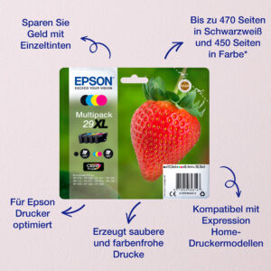 Epson 29 Multipack - 4er-Pack - Schwarz,