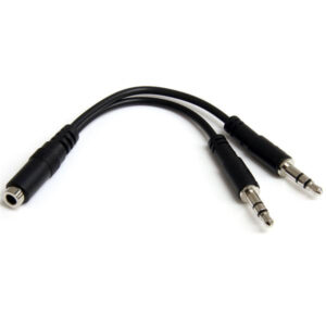 StarTech.com 3,5mm Audio Klinke Y Kabel