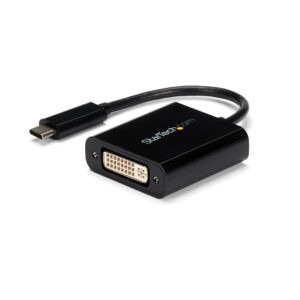 StarTech USB C to DVI Adapter - Black -