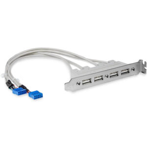 StarTech.com 4 Port USB 2.0 Buchse Slotb