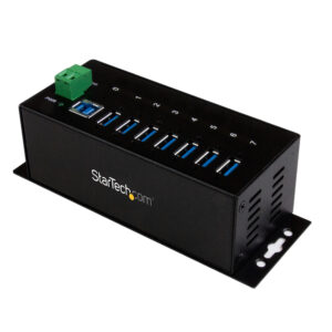 7 Port Industrial USB 3.0 Hub - Metal