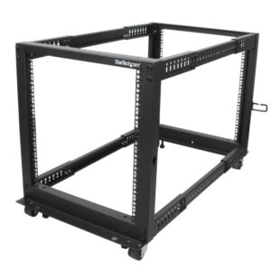 12U 19in Open Frame Server Rack 22-40in