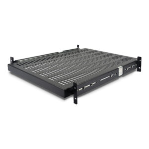 2U Sliding Vented Rack Mount Shelf