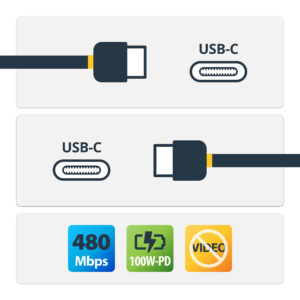 StarTech USB C to USB C Cable - 6 ft / 2