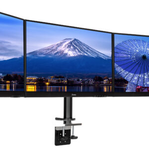 DS1003C-B1/ Desk mount for three flat sc