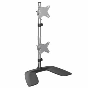 Vertical Dual Monitor Stand 27 inch VESA