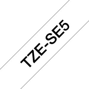 Brother TZe-SE5 - Schwarz auf Weiß - Rol