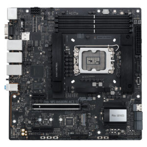 ASUS PRO WS W680M-ACE SE S1700/DDR5/DP-HDMI/3xLAN/24-7/µATX