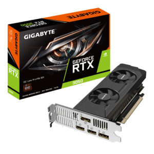 GIGA VGA 6GB RTX3050 OC-6GL/LP 2xDP/2xHDMI GeForce RTX 3050 OC Low Profile 6G