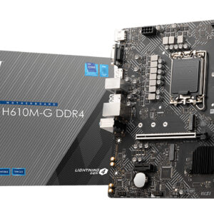 MSI PRO H610M-G DDR4 S1700/DP-HDMI-VGA/M.2/LAN/µATX