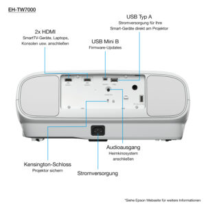 Epson EH-TW7000 - 3-LCD-Projektor - 3D -