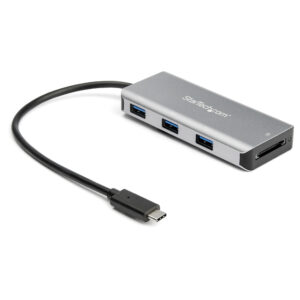 3-Port USB C Hub with SD Slot/USB 10Gbps