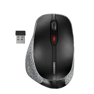 CHERRY Mouse MW 8C ERGO AES Ergonomic black BT 600/1000/1600/3200 DPI (umschaltbar)