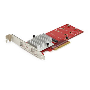 Dual M.2 PCIe SSD Adapter Card NVME/AHCI