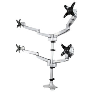 Premium Desk Mount Quad Monitor Arm 30in