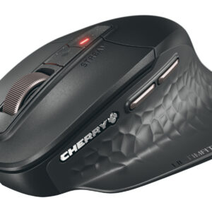 CHERRY Mouse STREAM MOUSE ULTIMATE WL AES silent black BT 7 Tasten und Scrollrad