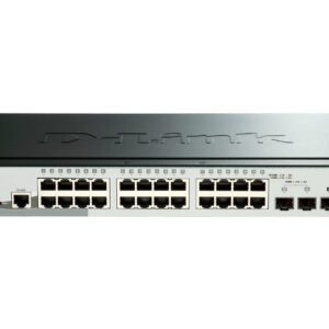 D-Link Switch DGS-1510-28P/E 24xGBit PoE (193W)/2xSFP/2xSFP+