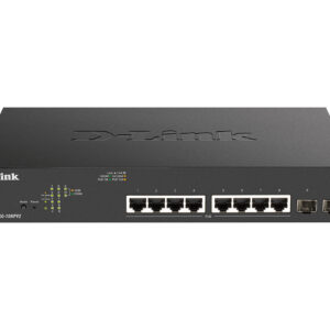 D-Link Switch DGS-1100-10MPV2/E 8xGBit/2xSFP 19" Managed PoE+ (130W) Ohne UK Stecker