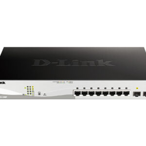 D-Link Switch DGS-1210-10MP/E 8xGBit/2xSFP 19" Managed PoE (130W)