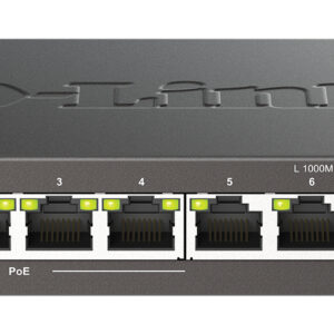 D-Link Switch DGS-1008P 8xGBit (4xPoE - 68W) Unmanaged