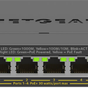 Netgear 5Port Switch 10/100/1000 GS305EPP