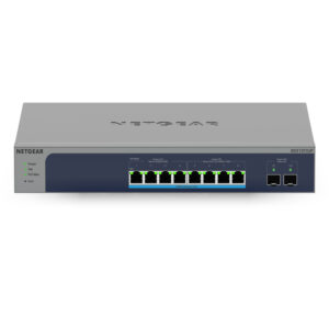 Netgear 10Port Switch 100/1000/10000 MS510TXUP 8-Port Multi-Gb/10G Eth Ultra60 PoE++ Smart Mngd