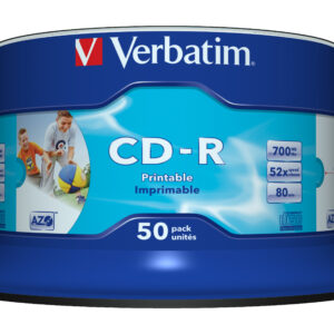 CD ROH Verbatim 80min/ 700MB/ 52x print. 50er-Sp.