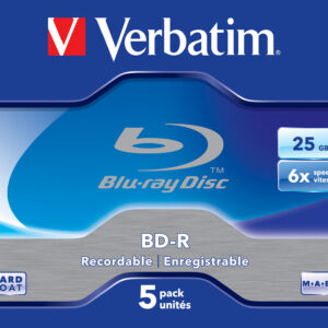 BD-R Verbatim 25 GB /1-6x JC 5erPack