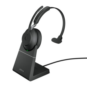 Jabra Headset Evolve2 65 UC MONO Link 380a mit Ladestation