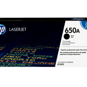 Toner HP 650A / CE270A Black