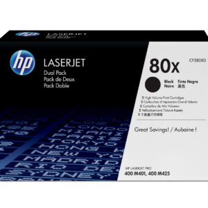 Toner HP 80X / CF280XD Black