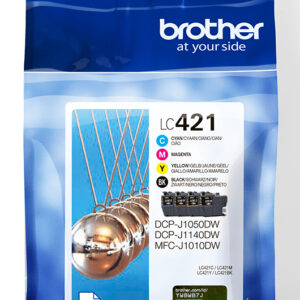 Brother LC421 - 4er-Pack - Schwarz, Gelb