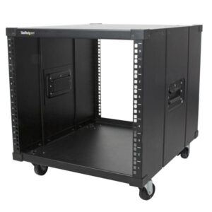 Startech Mobiles Server Rack mit Griffen