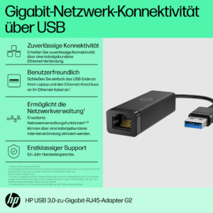 HP USB 3.0 to RJ45 Adapter G2 - Netzwerk