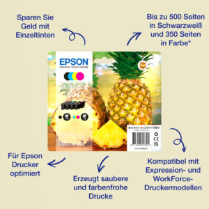 Epson 604 Singlepack - 3.4 ml - Schwarz