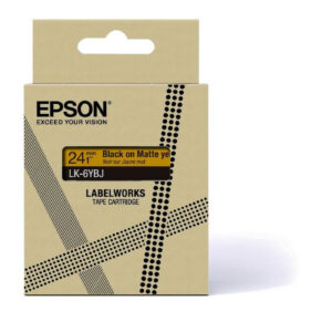 Epson LabelWorks LK-6YBJ - Schwarz auf m
