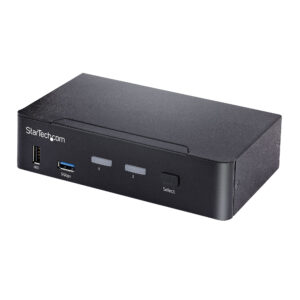 StarTech.com 2 Port USB C KVM Switch, KV