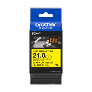 Brother HSE-651E - Schwarz auf Gelb - Ro