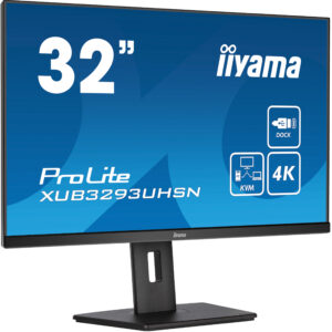 32" ETE IPS-panel, 3840x2160 UHD, 15cm H