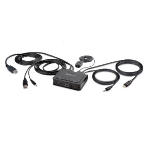 StarTech.com 2-Port Hybrid USB-C HDMI Ka