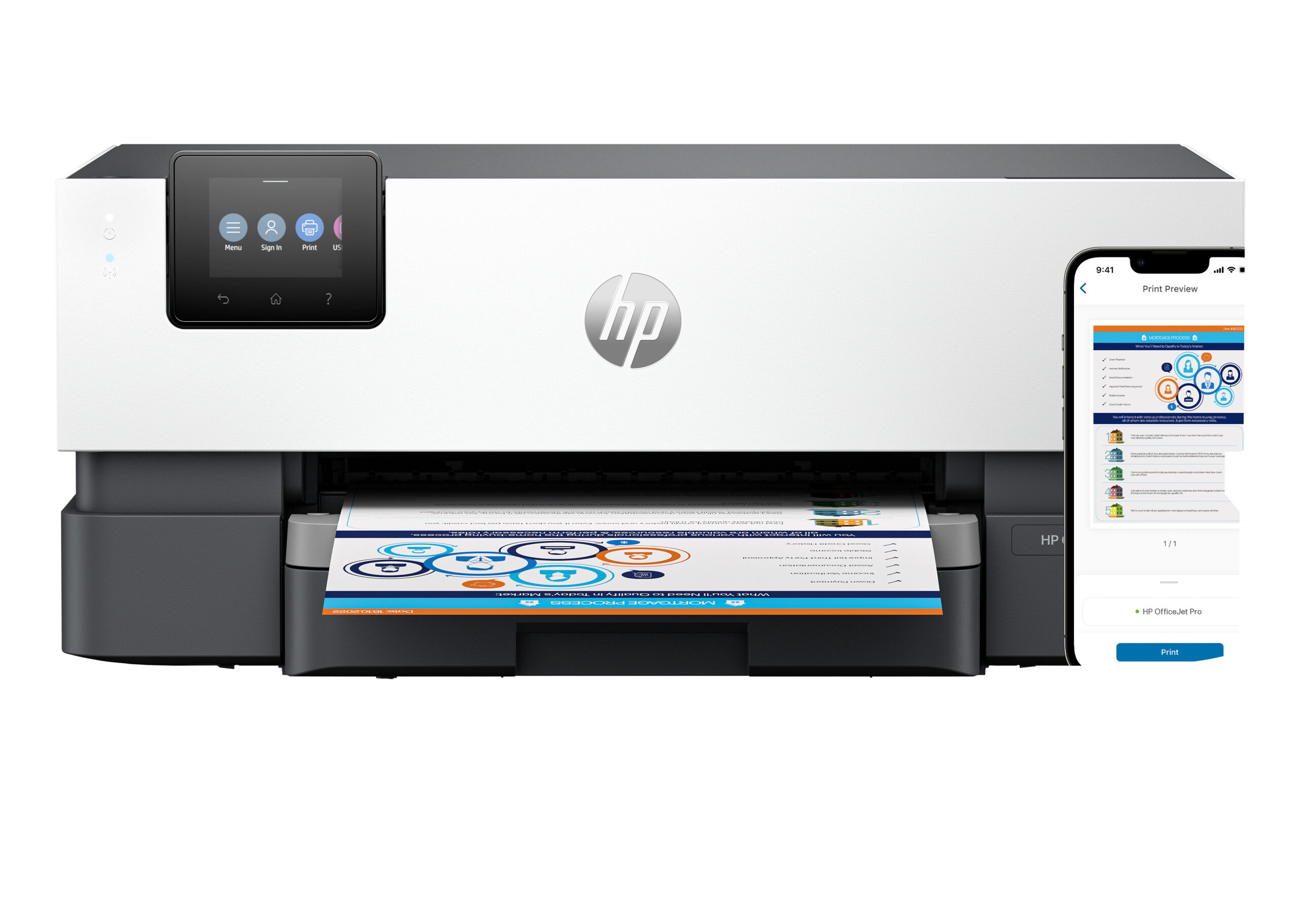 HP Officejet Pro 9110b - Drucker - Farbe