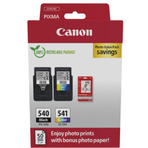 Canon PG-540/CL-541 Photo Paper Value Pa