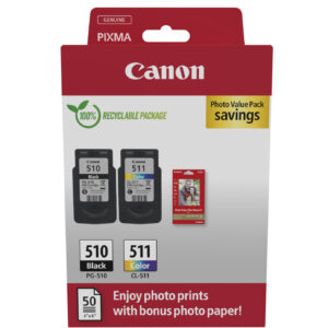 Canon PG-510/CL-511 Photo Paper Value Pa